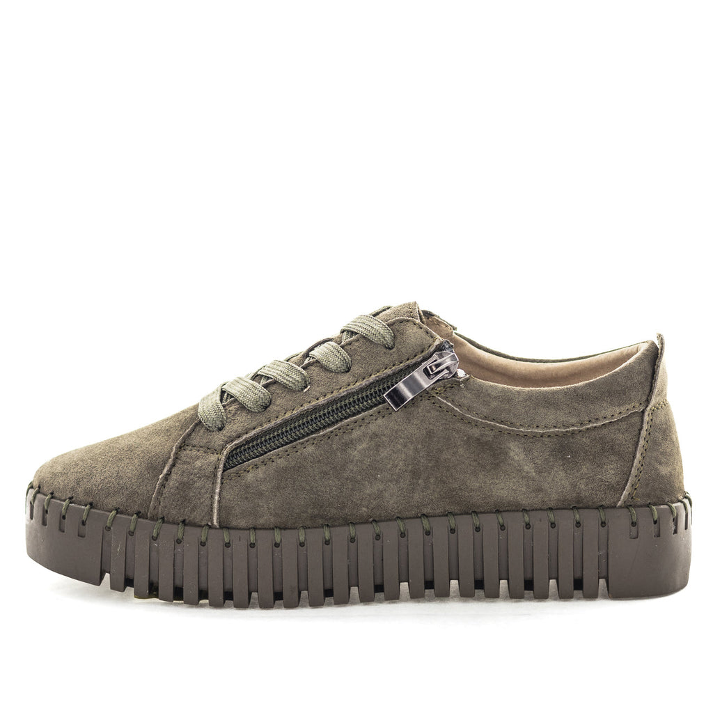Climber Khaki Suede - Emelda's Shoes