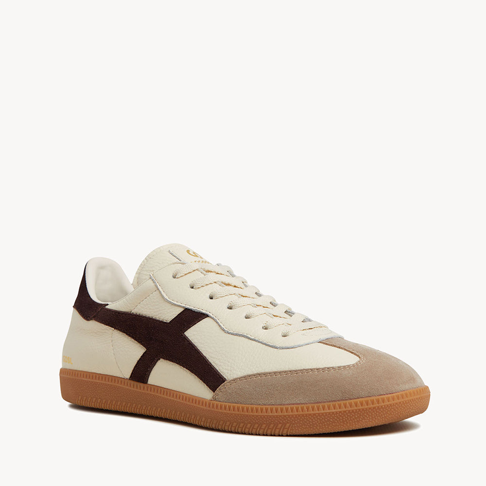 Crossroads Ivory/Coffee - Emelda's Shoes