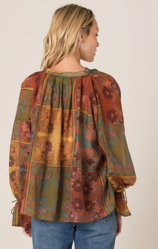 Bohemian top floral