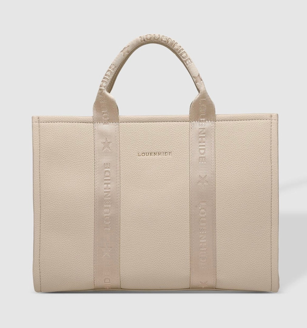 Manhattan Logo Tote Bag Biscotti