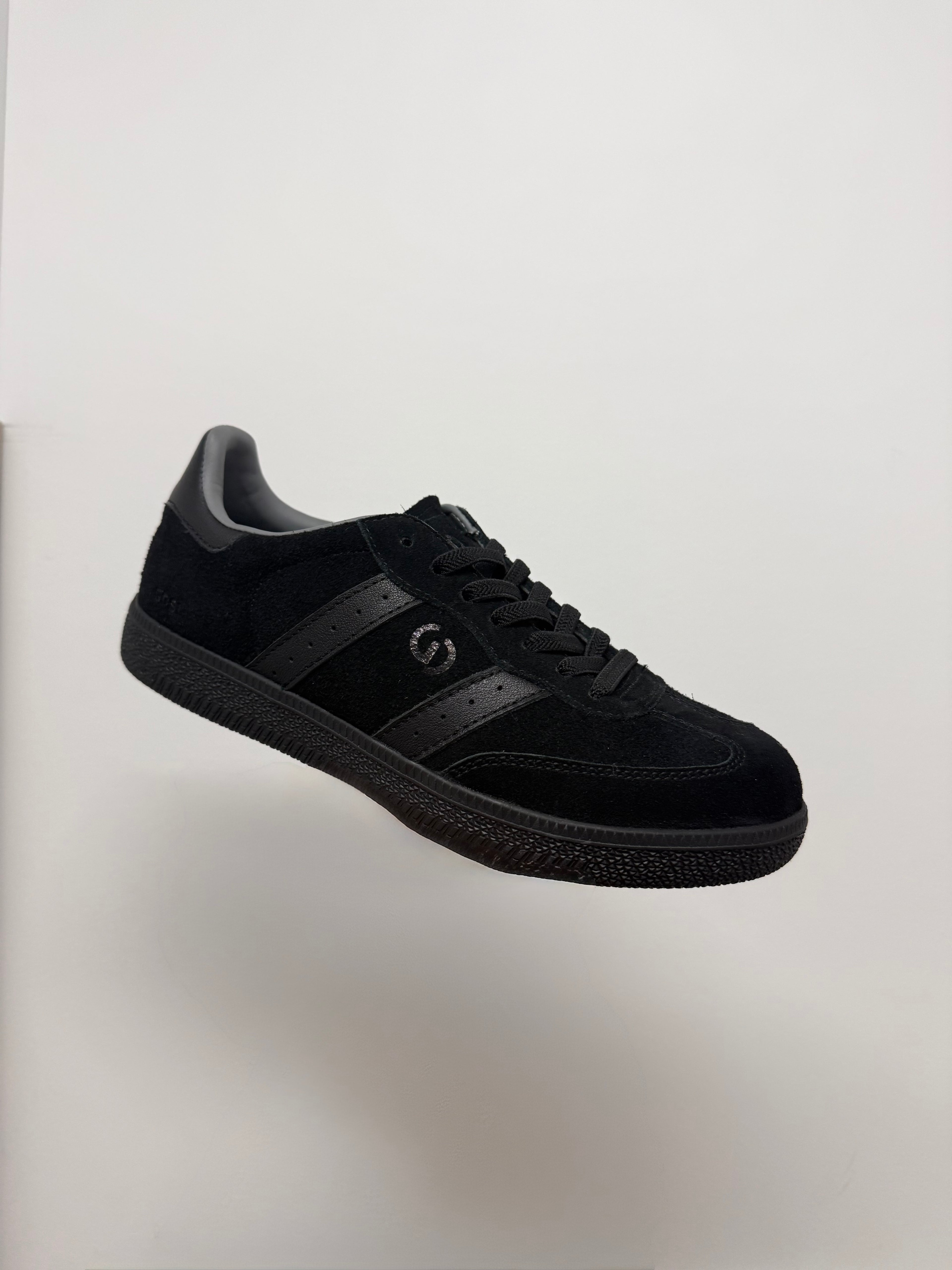 Parallel Black Suede - Emelda's Shoes