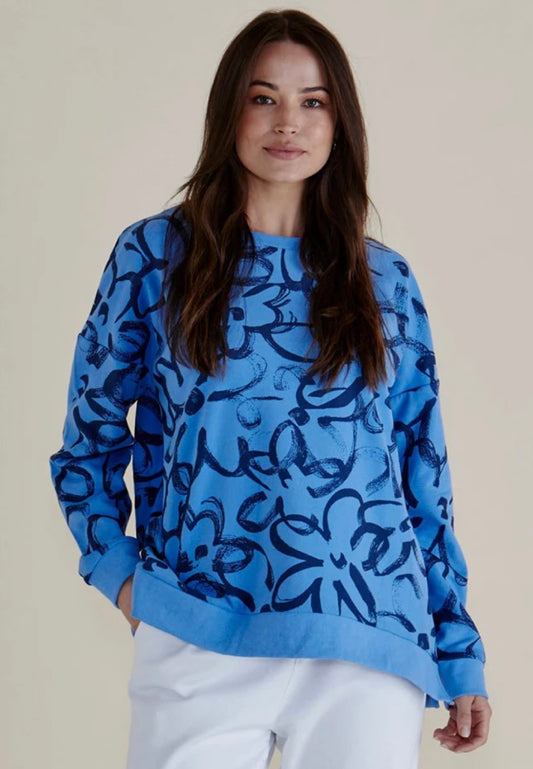 Palma Sweat Blue Floral