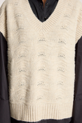 Orin Knit Vest Dune - Emelda's Shoes