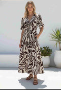 Tilly Choc Multi Dress