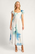 Blue wildflower dress