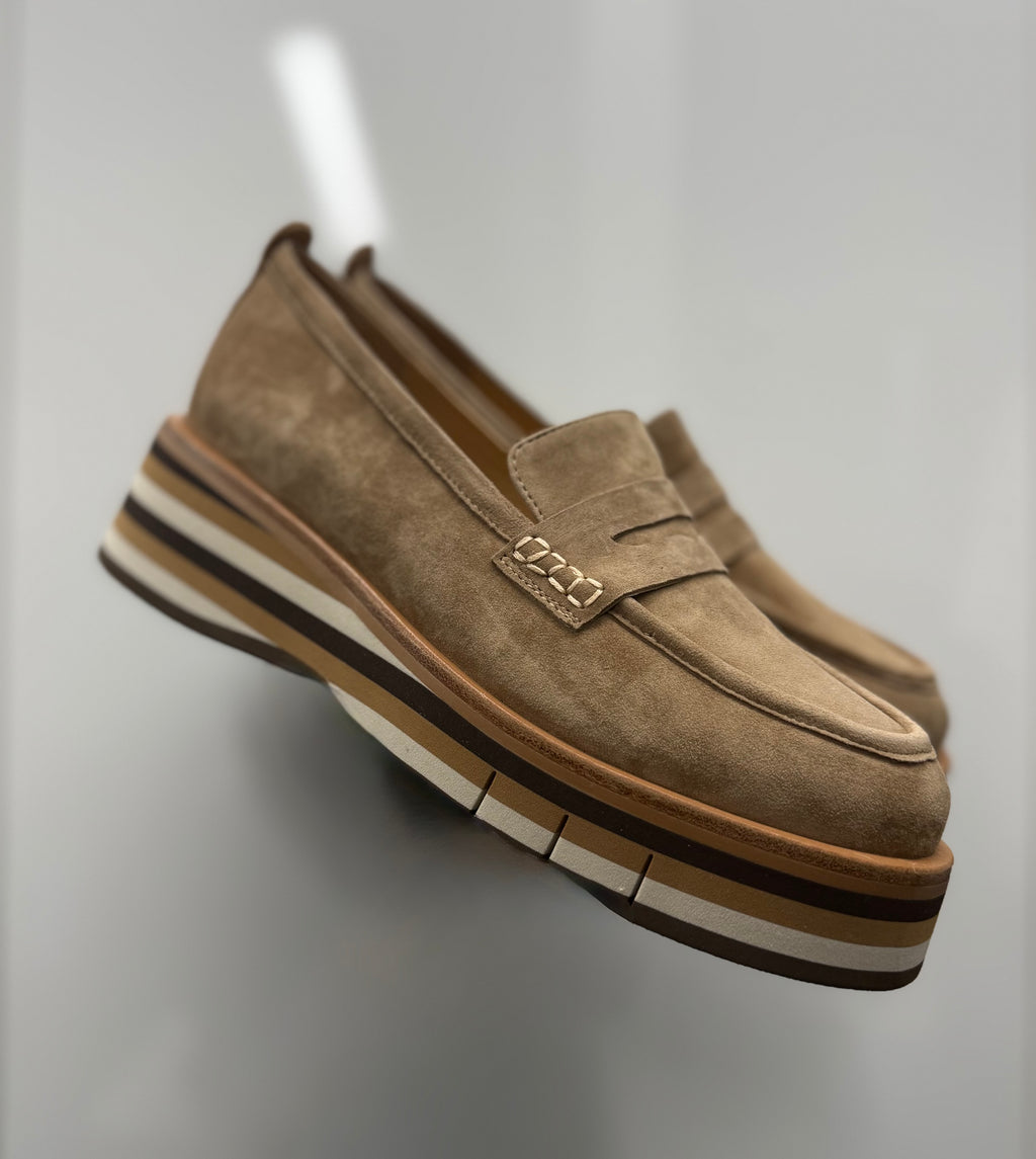 Glamms Light Choc Suede - Emelda's Shoes