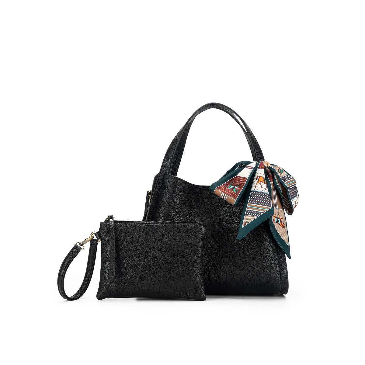 Astrid Black 2 piece handbag