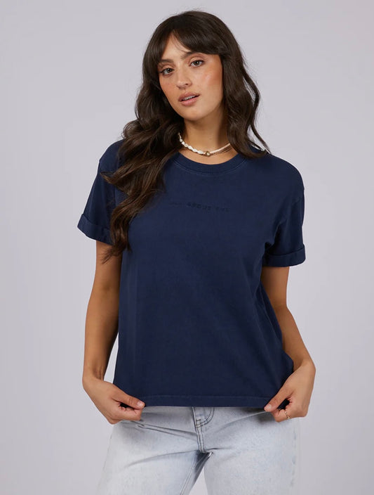 Washed Tee Navy