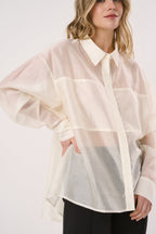 Val Oversized Shirt White