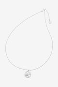 Rumi silver necklace