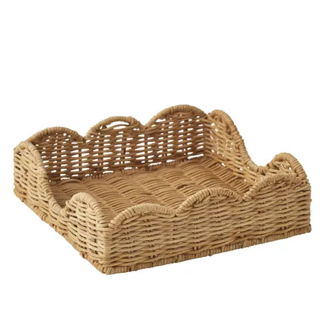Woven napkin holder