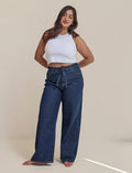 Gia High Rise Baggy Indigo