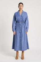Bodhi Denim Dress Blue - Emelda's Shoes