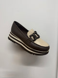 Eaila chocolate/cream - Emelda's Shoes