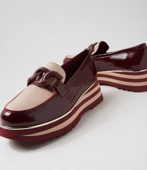Eaila Burgundy - Emelda's Shoes