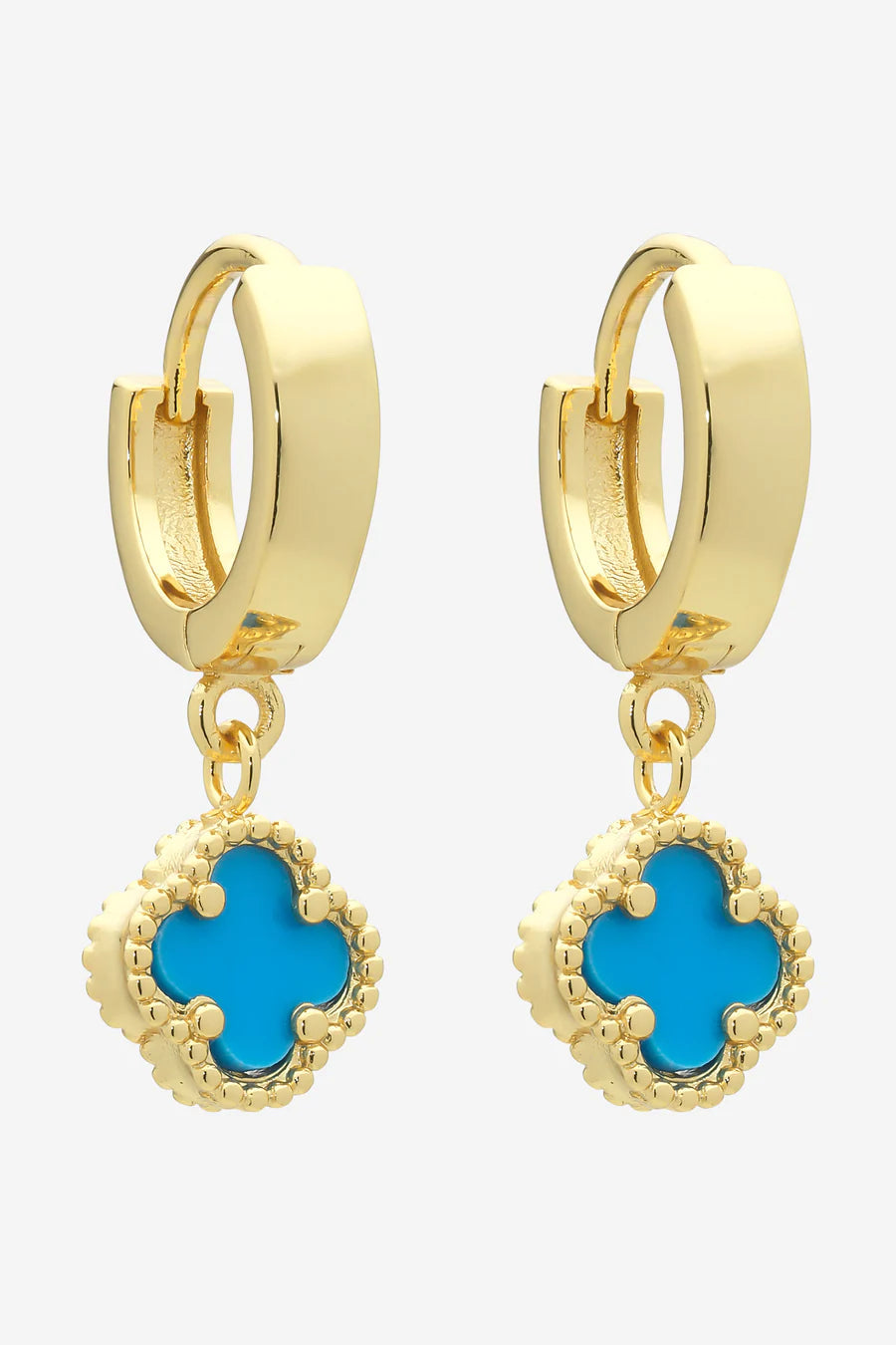 Duchess gold ocean earrings - Emelda's Shoes