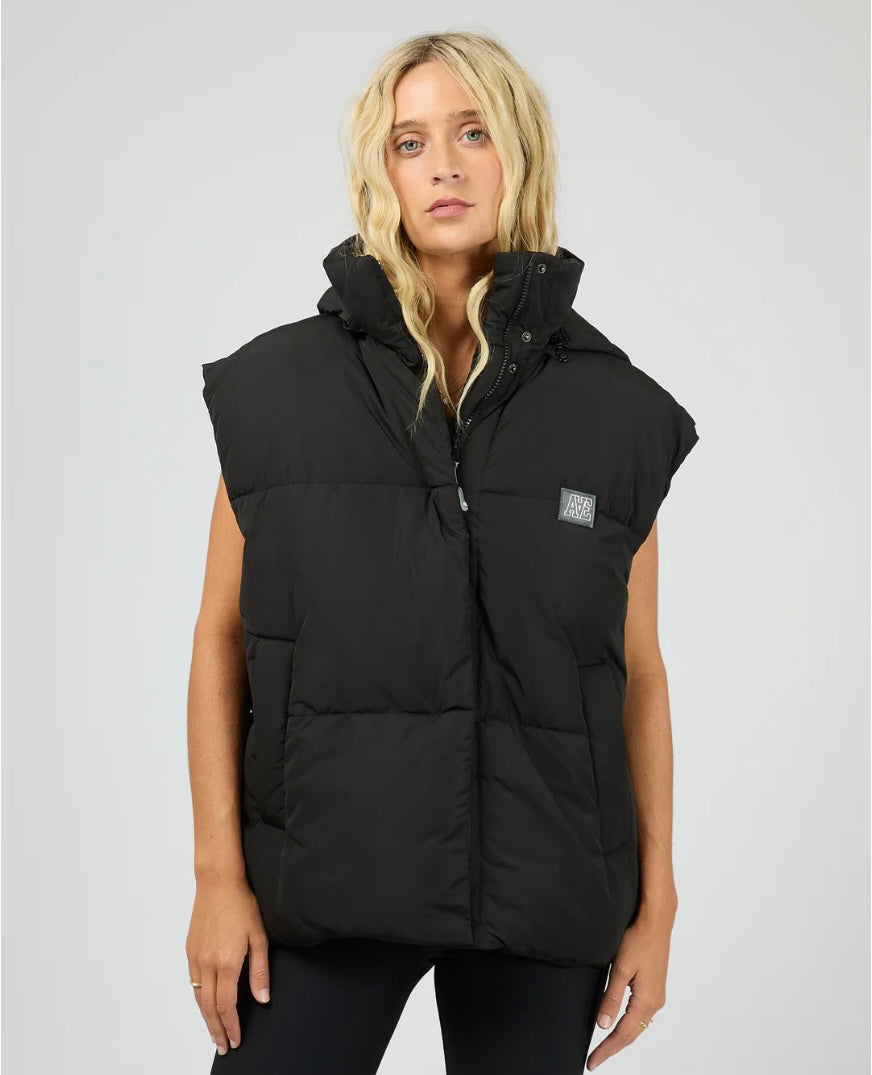 Elevate puffer vest black - Emelda's Shoes