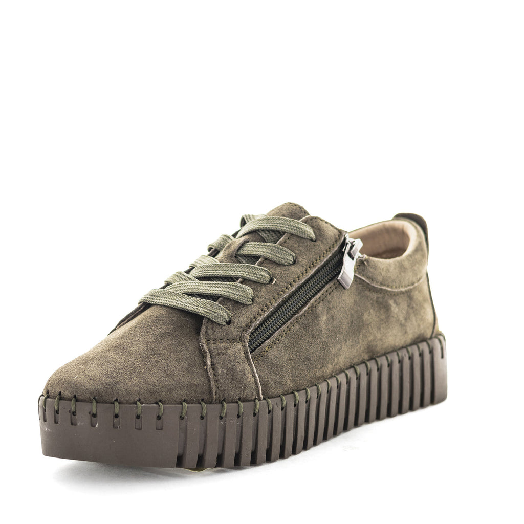 Climber Khaki Suede - Emelda's Shoes