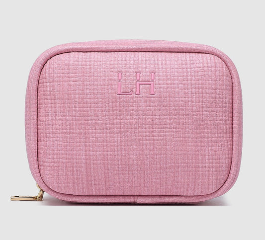 Rita Jewellery Case Pastel Pink