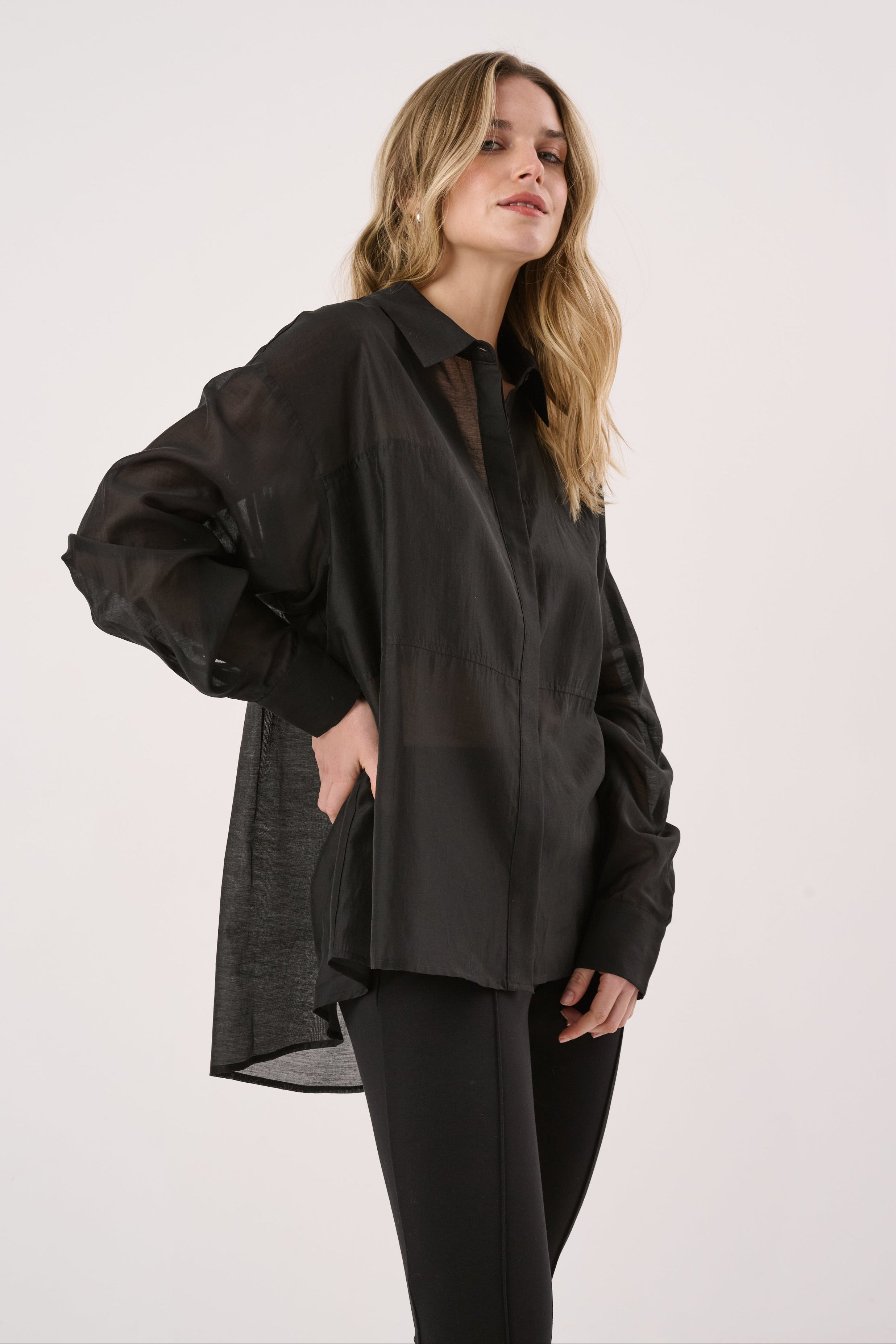Val Oversized Shirt Black