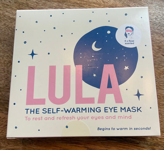 The self-warming eye mask rose scented
