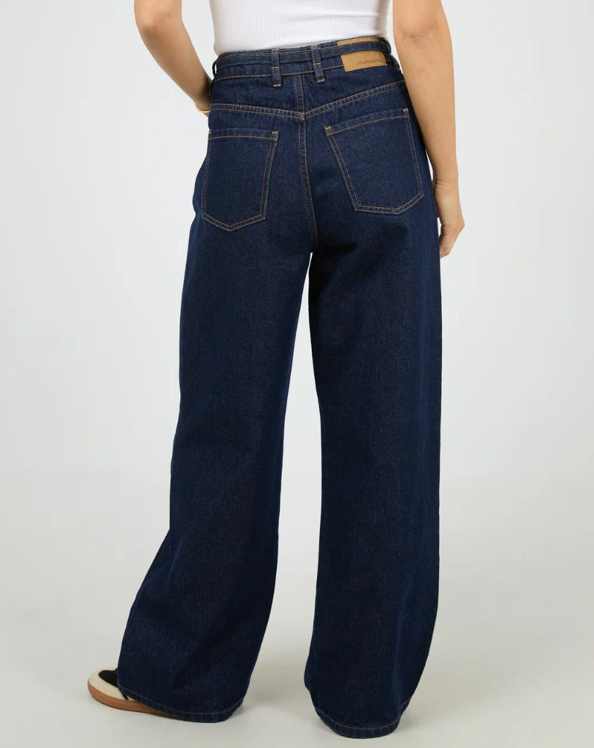 Gia High Rise Baggy Indigo