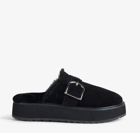 Adison Black Slip On - Emelda's Shoes