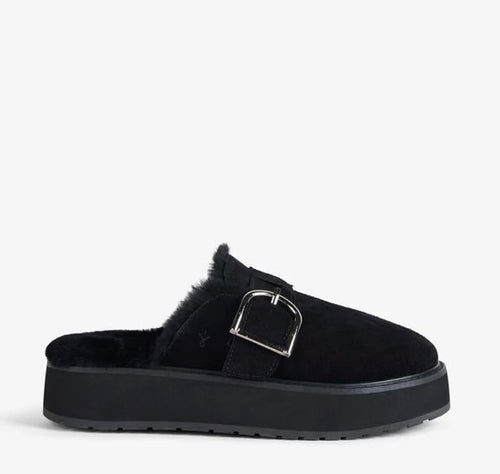Adison Black Slip On - Emelda's Shoes