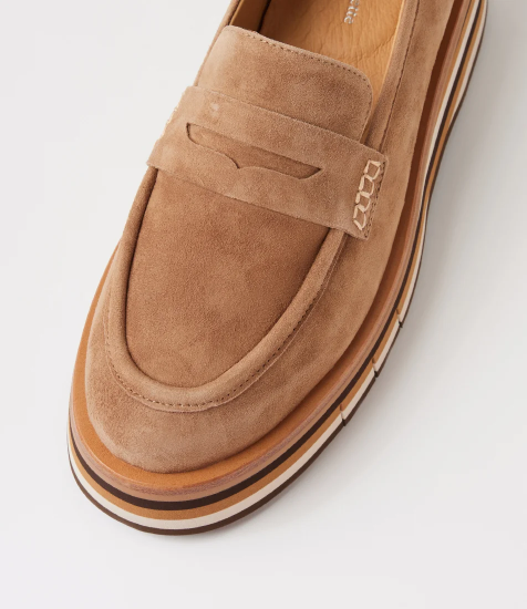Glamms Light Cognac Suede