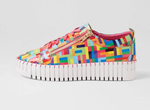 Bump Pink Stripe Multi - Emelda's Shoes
