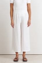 Fable Linen Culotte White