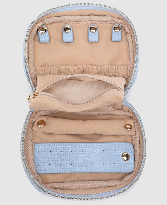 Rita Jewellery Case Pastel Blue