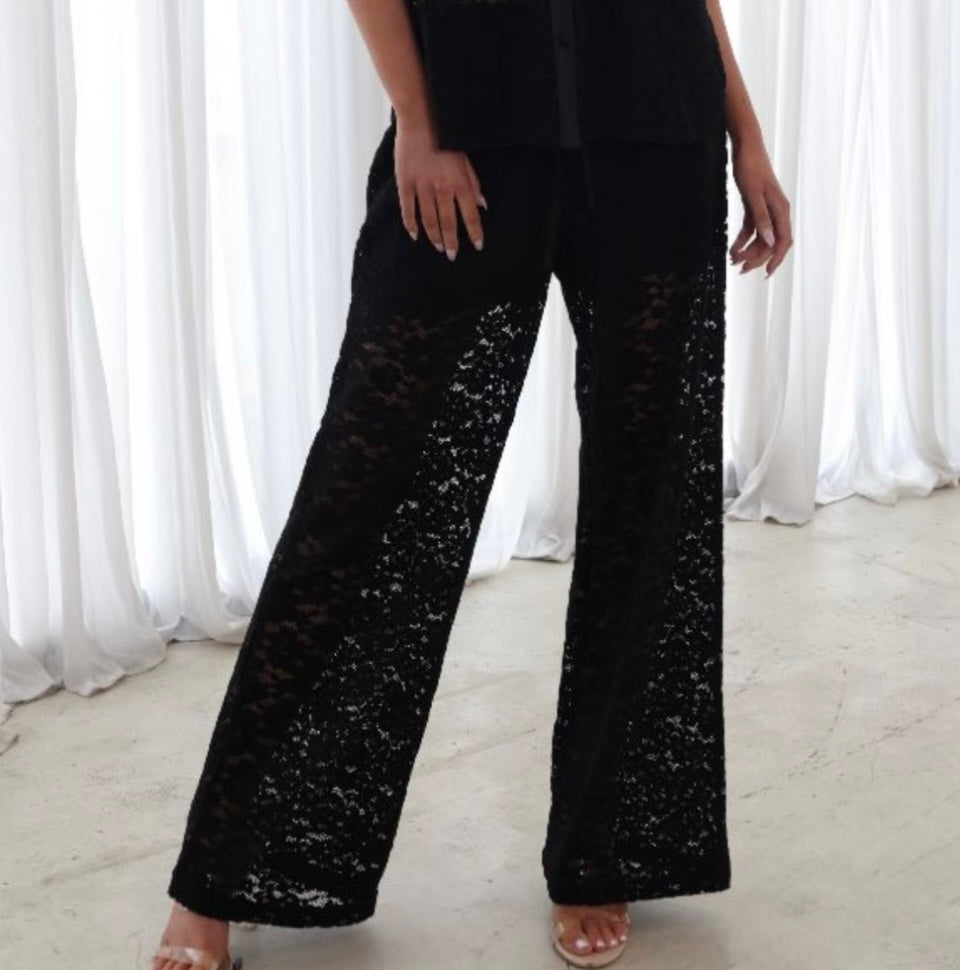Lace Pants - Emelda's Shoes