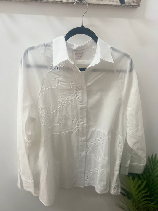 Iris Maxi White Shirt