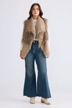 Luna Vest Taupe