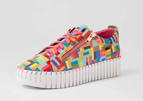 Bump Pink Stripe Multi - Emelda's Shoes
