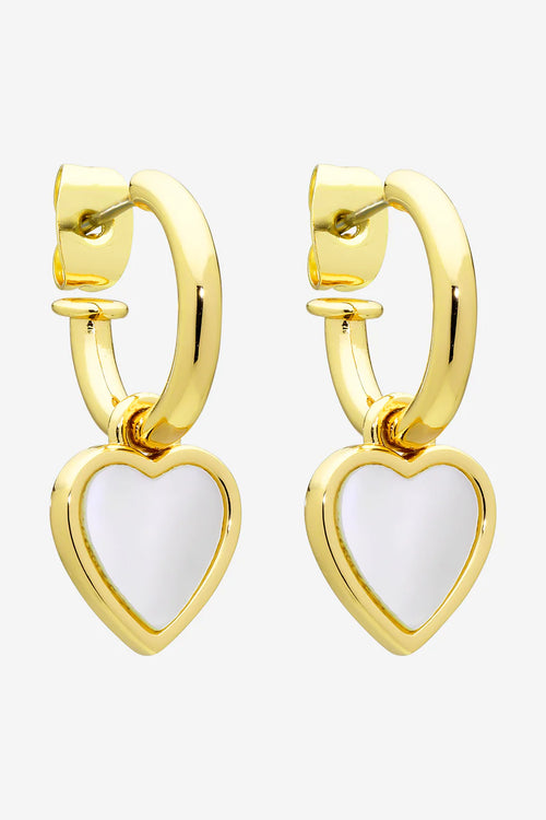 Andie gold MOP earring - Emelda's Shoes