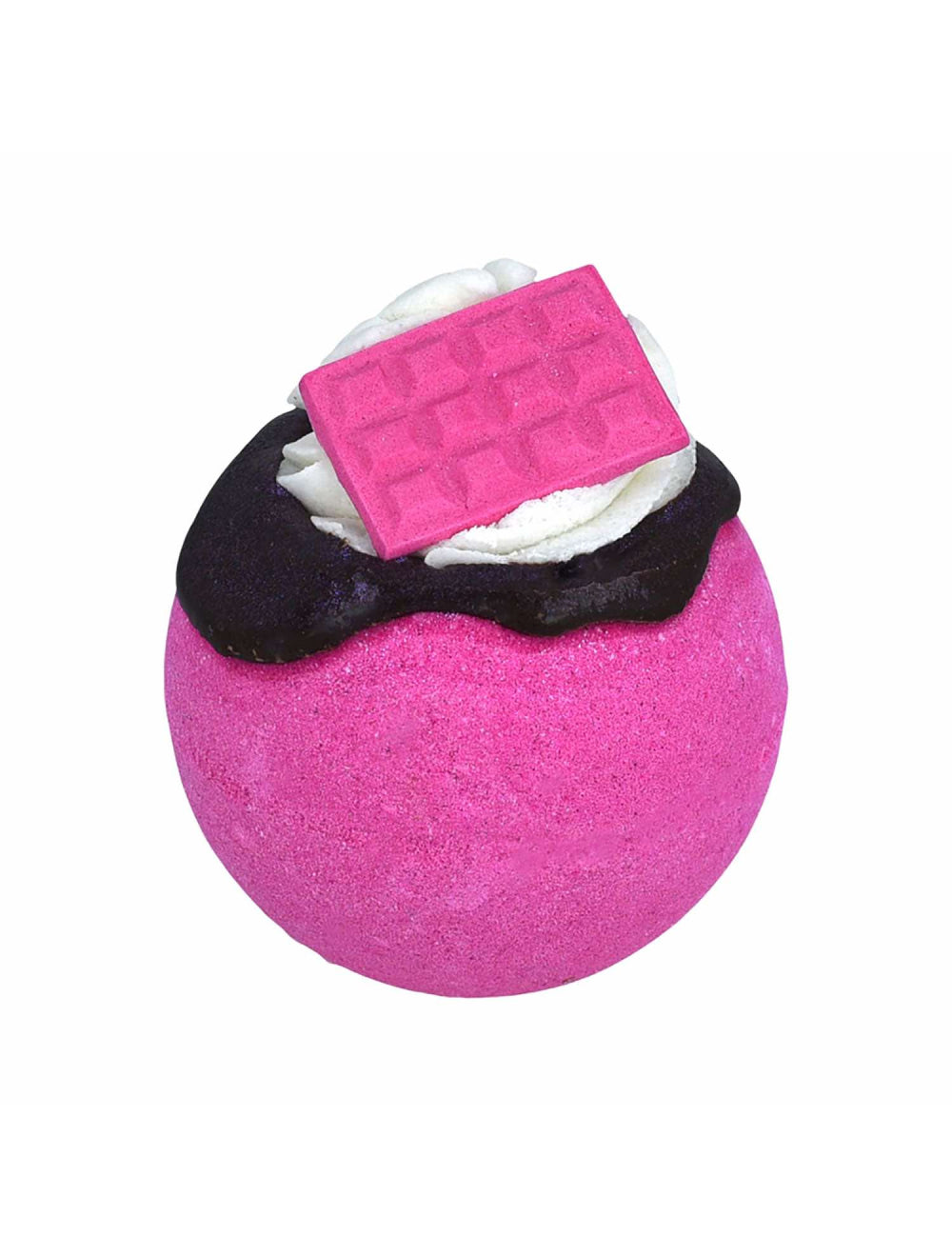 Pink bath bomb