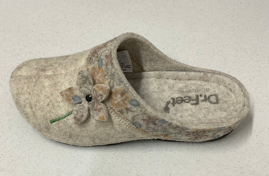 Dr.Feet Florrie Beige/Floral