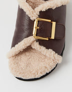 Esme Dark Brown Slide