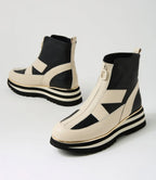 Ebbiela blk/beige - Emelda's Shoes