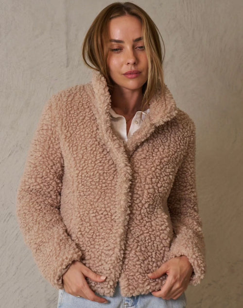 Bailey Jacket Beige - Emelda's Shoes