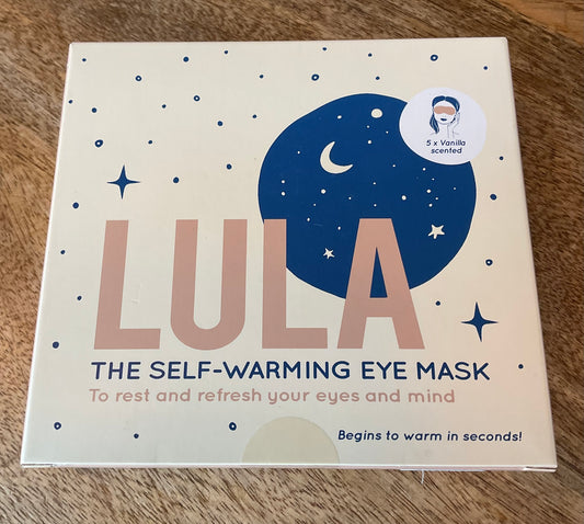 The self-warming eye mask vanilla scented