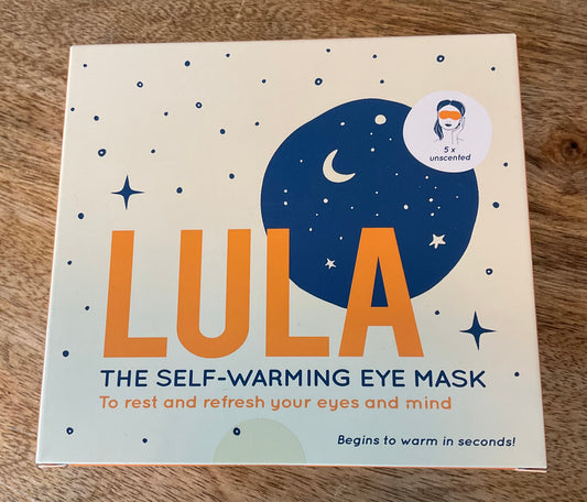The self-warming eye mask