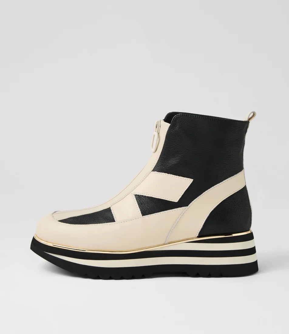 Ebbiela blk/beige - Emelda's Shoes