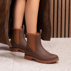 Amelia Chocolate Rainboot - Emelda's Shoes