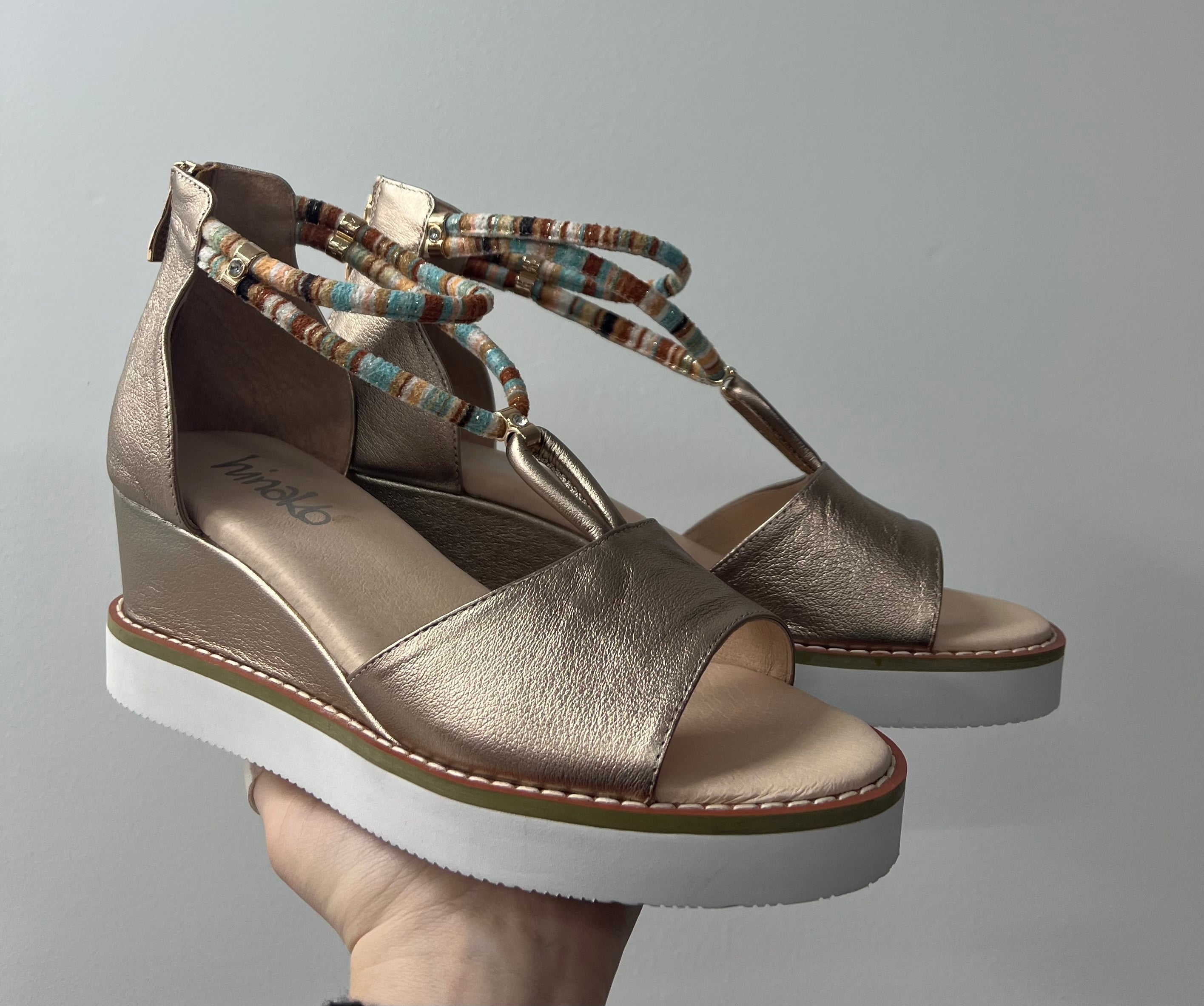 Melrose Champagne - Emelda's Shoes