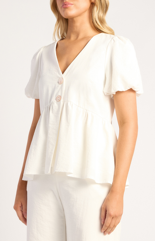 Bubble sleeve White