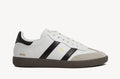 White/Black Leather - Emelda's Shoes