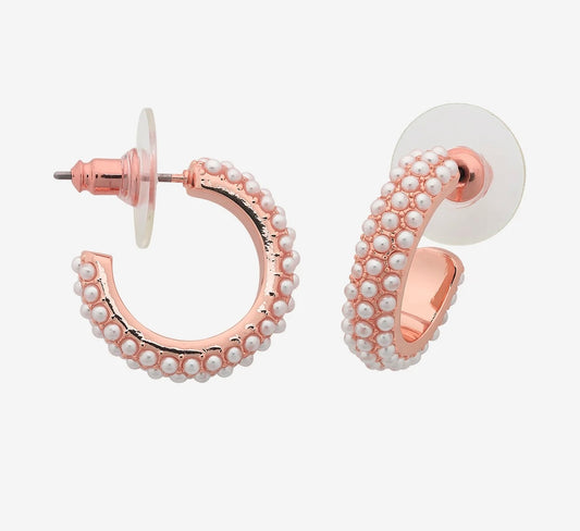 Marigold Rose Gold Pearl Earring